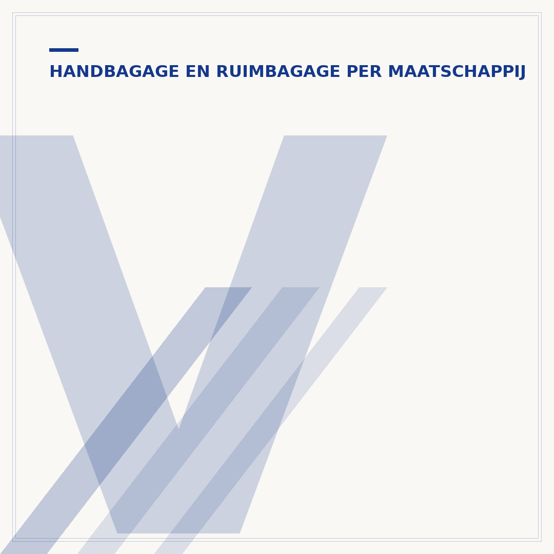 Vueling handbagage: afmetingen en wat mee te nemen