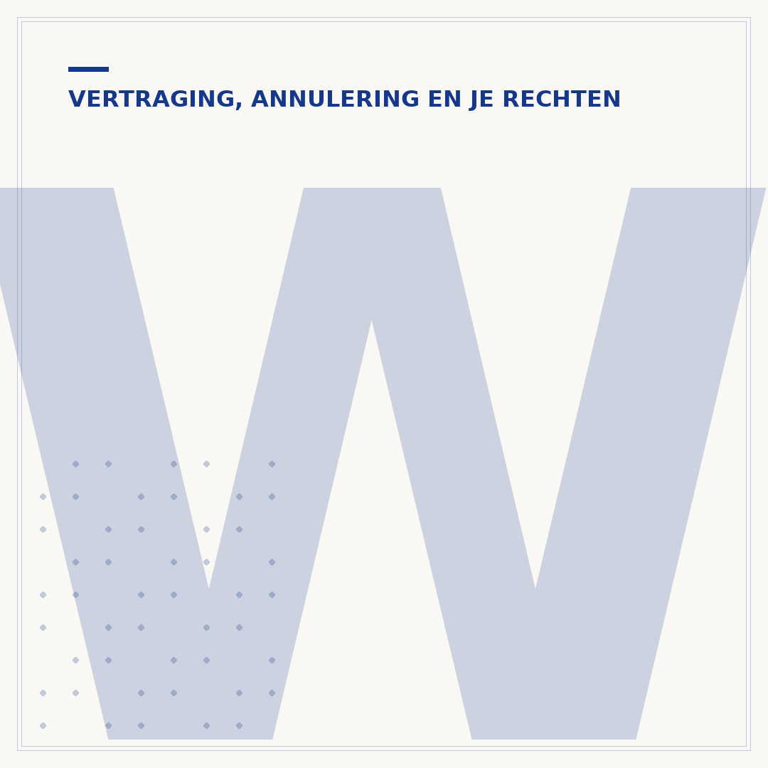 Wanneer compensatie voor een vlucht?