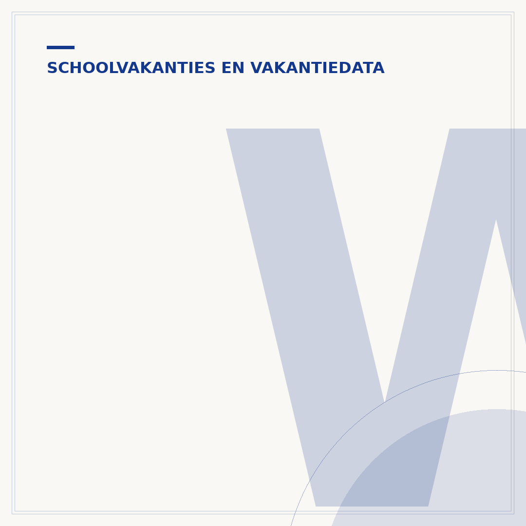 Wanneer heeft Regio Midden meivakantie?