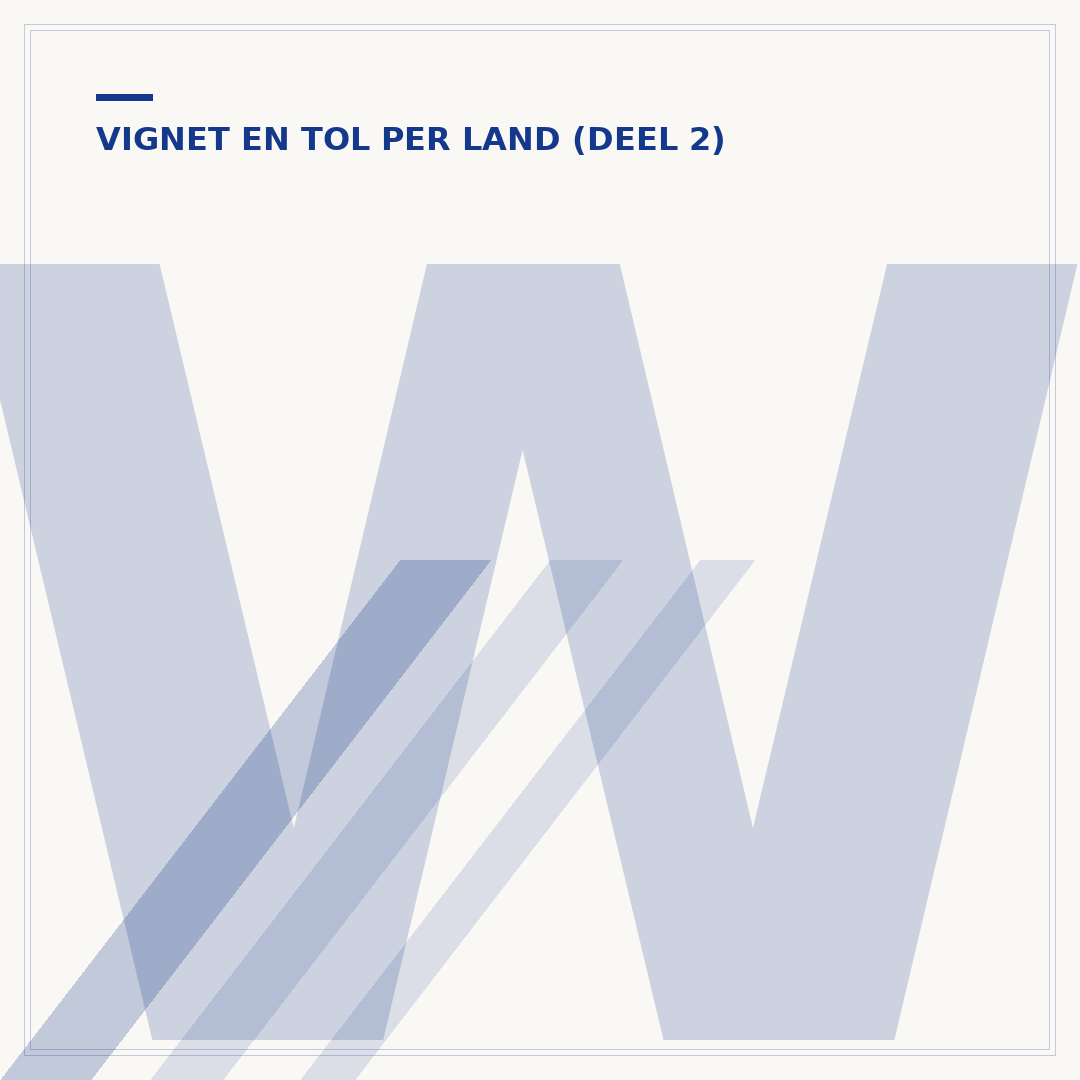 Wanneer is een vignet voor Zwitserland nodig?