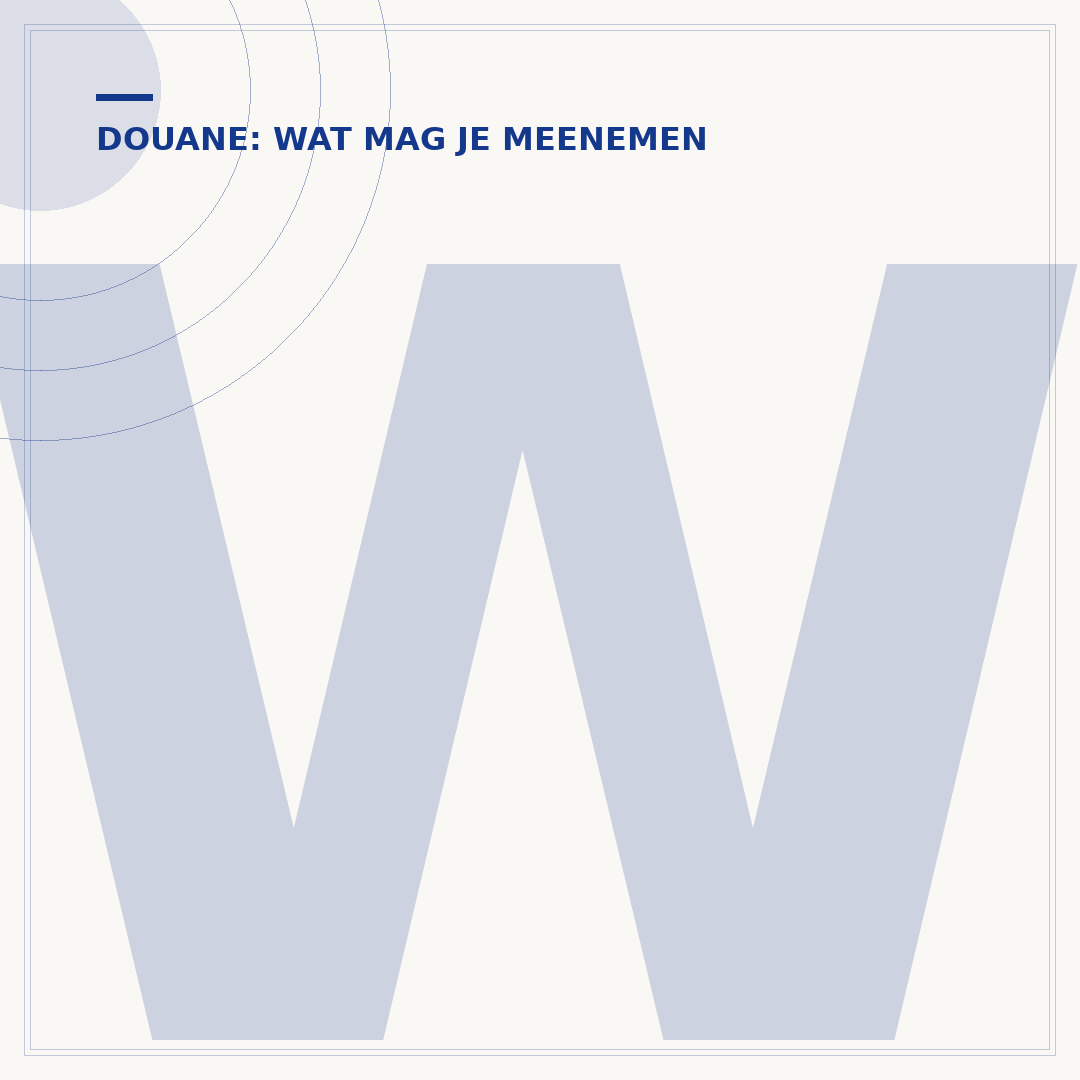 Wat doet de douane: taken, regels en je rechten