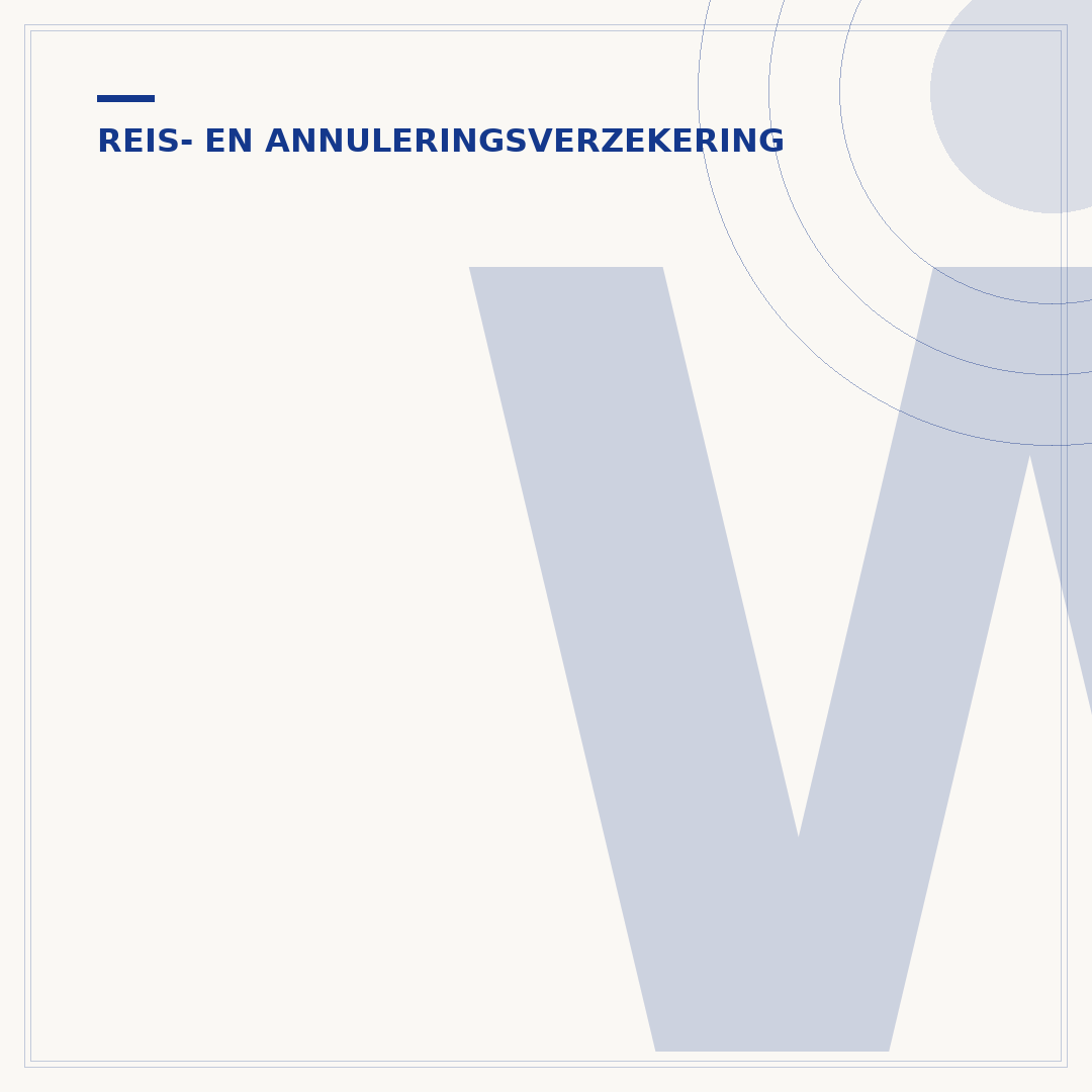 Wat valt onder een reisverzekering?