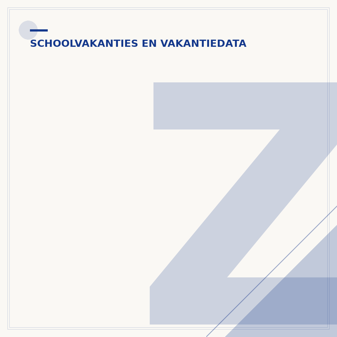Zomervakantie: data en planning voor je vrije dagen