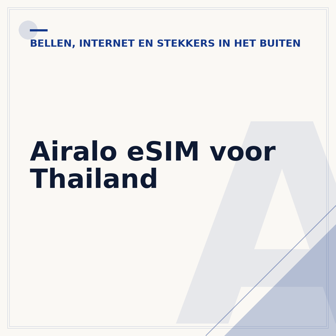 Airalo eSIM voor Thailand
