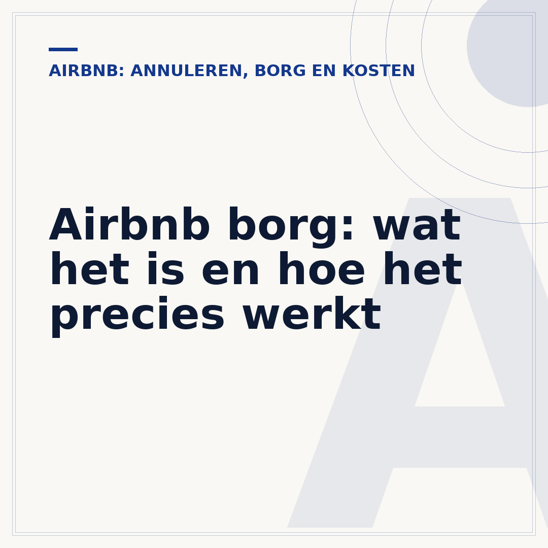 Airbnb borg: wat het is en hoe het precies werkt