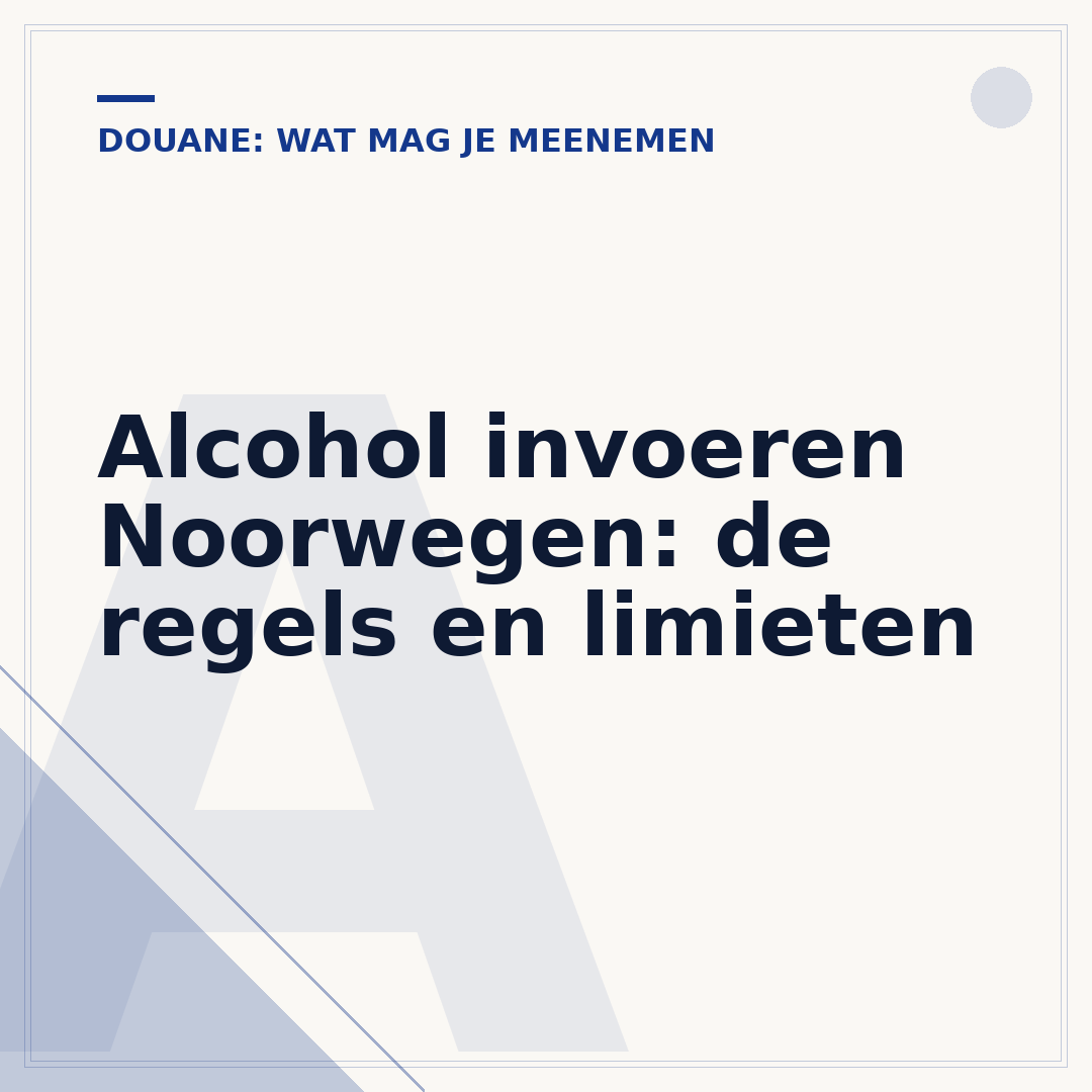 Alcohol invoeren Noorwegen: de regels en limieten