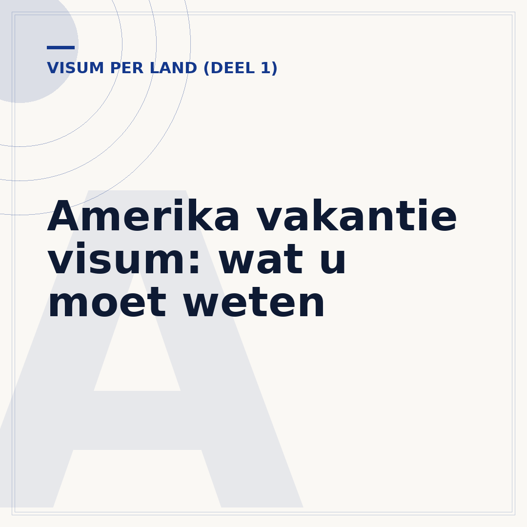 Amerika vakantie visum: wat u moet weten