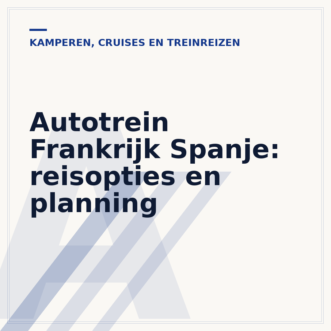 Autotrein Frankrijk Spanje: reisopties en planning