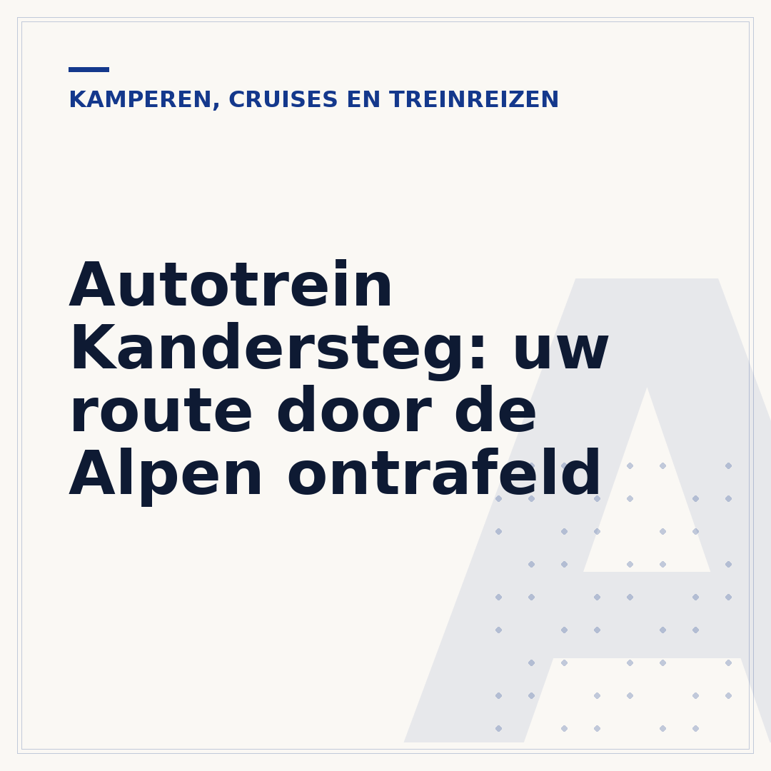 Autotrein Kandersteg: uw route door de Alpen ontrafeld