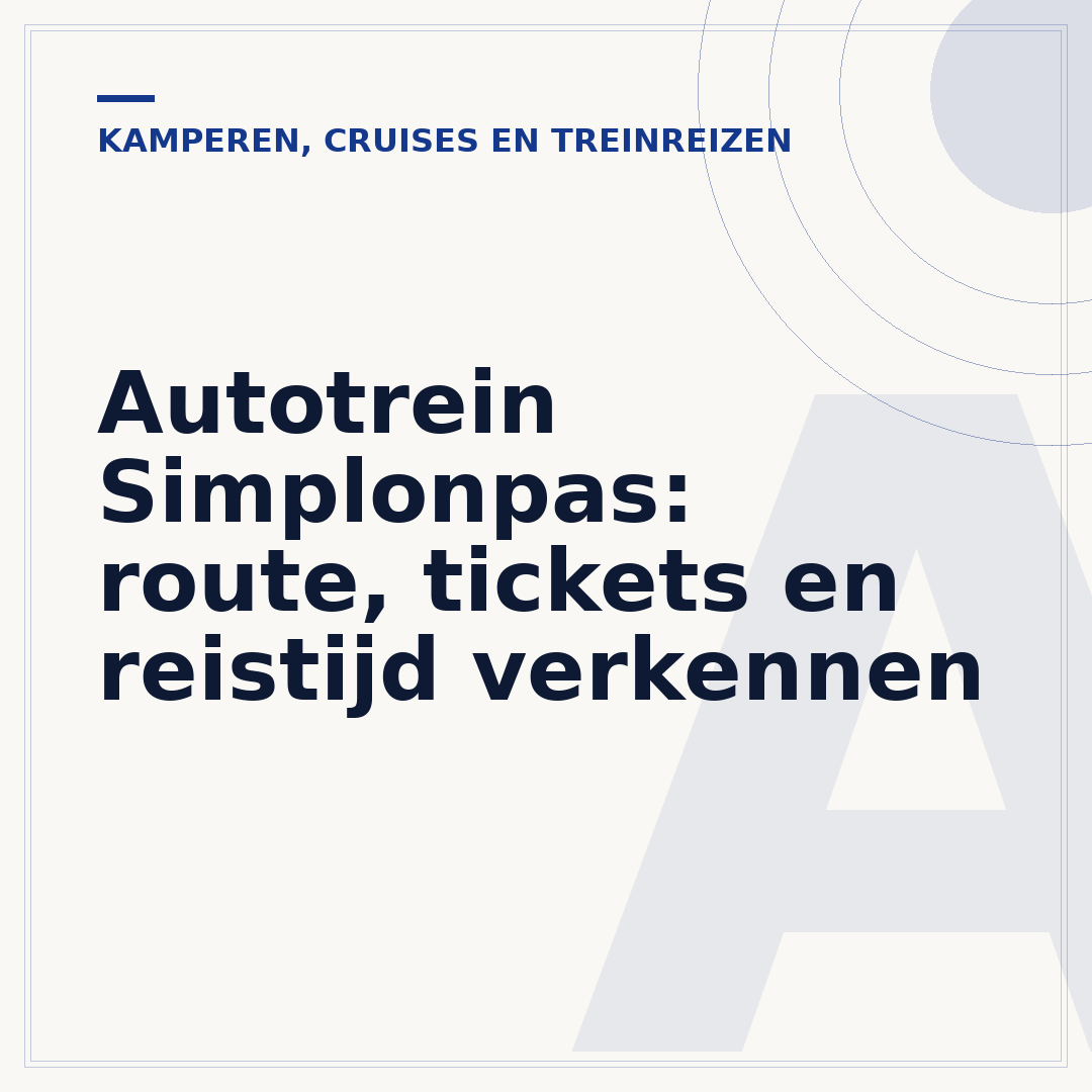 Autotrein Simplonpas: route, tickets en reistijd verkennen