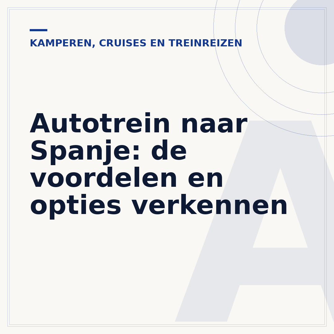 Autotrein naar Spanje: de voordelen en opties verkennen