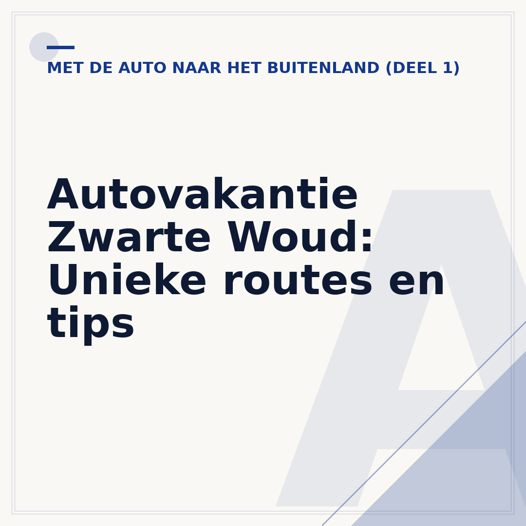 Autovakantie Zwarte Woud: Unieke routes en tips