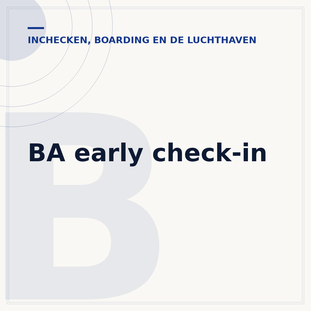 BA early check-in