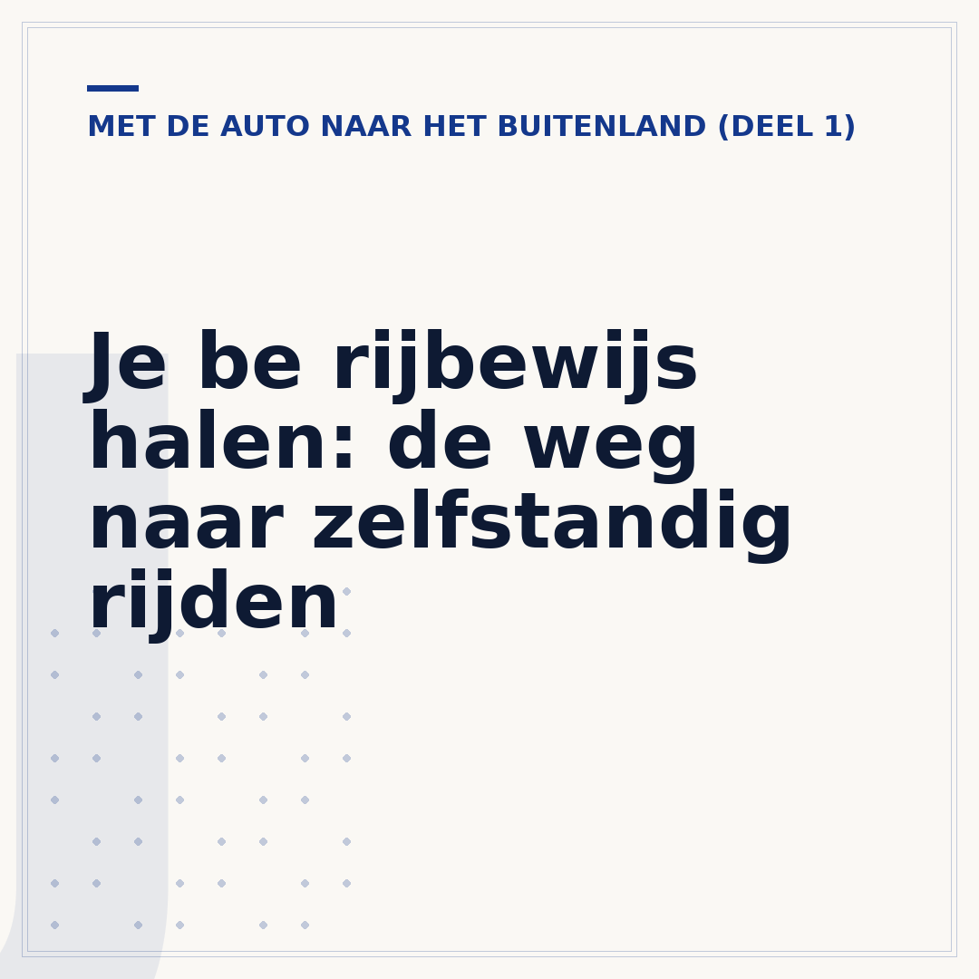 Je be rijbewijs halen: de weg naar zelfstandig rijden