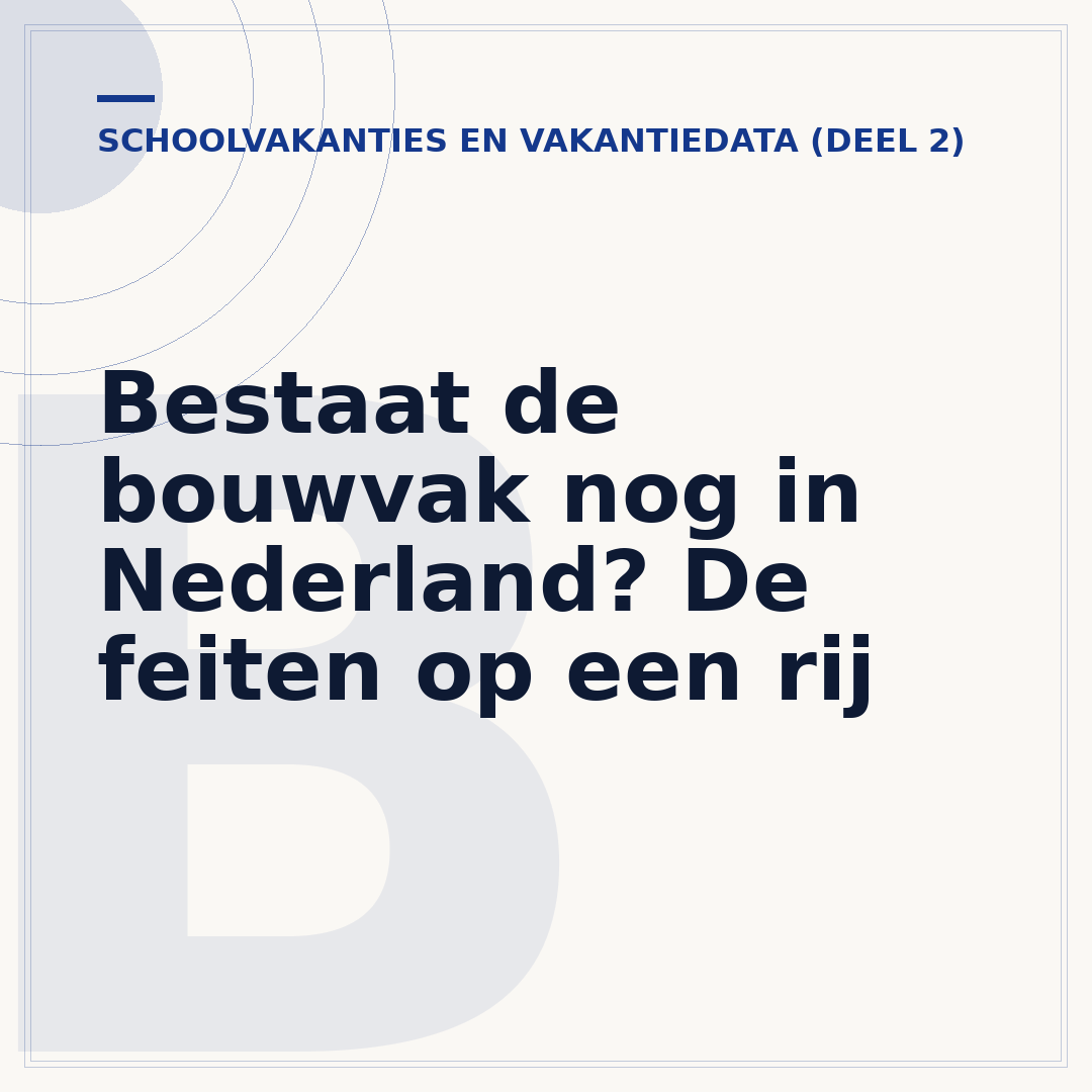Bestaat de bouwvak nog in Nederland? De feiten op een rij