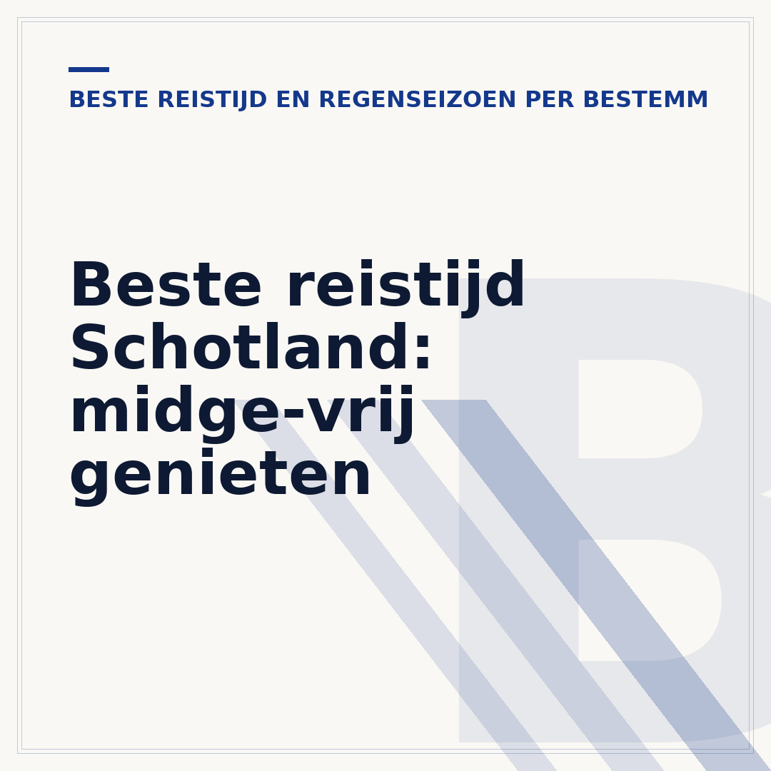 Beste reistijd Schotland: midge-vrij genieten