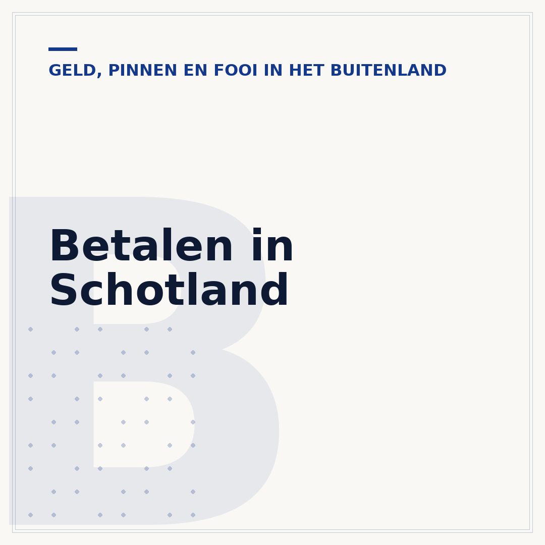 Betalen in Schotland
