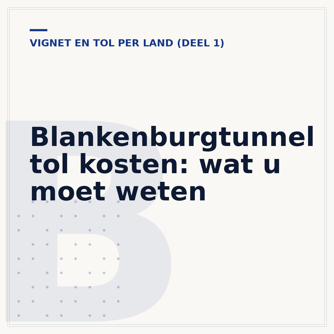 Blankenburgtunnel tol kosten: wat u moet weten