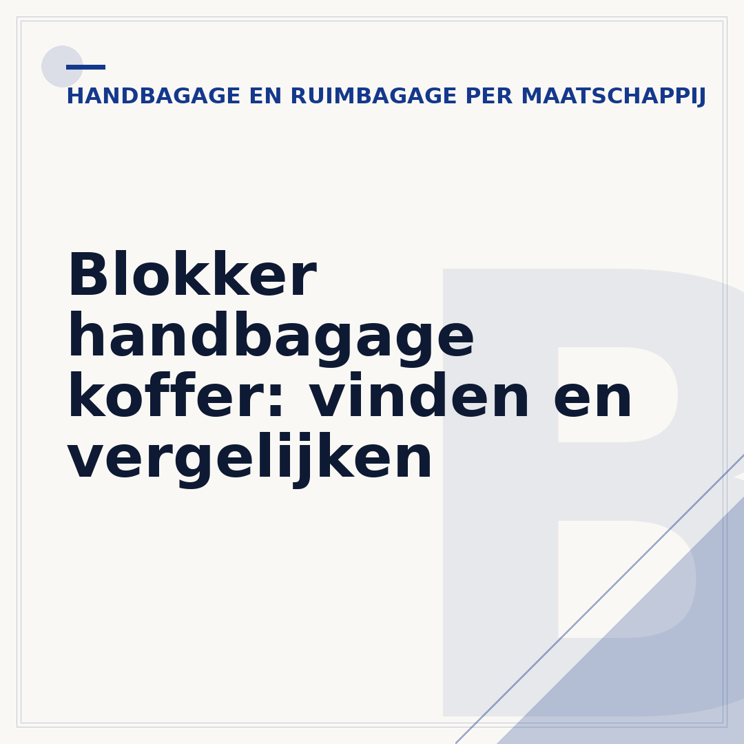Blokker handbagage koffer: vinden en vergelijken