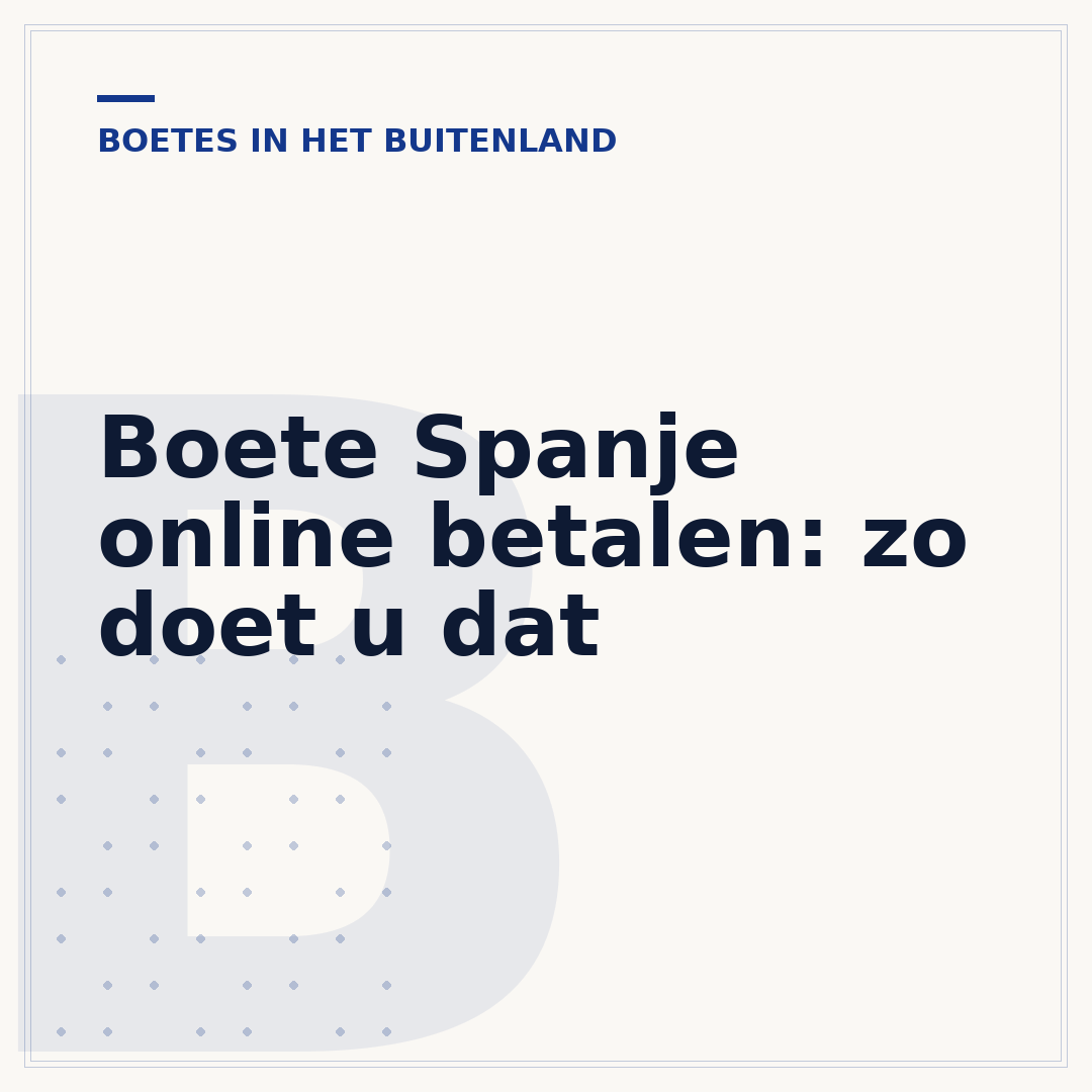 Boete Spanje online betalen: zo doet u dat
