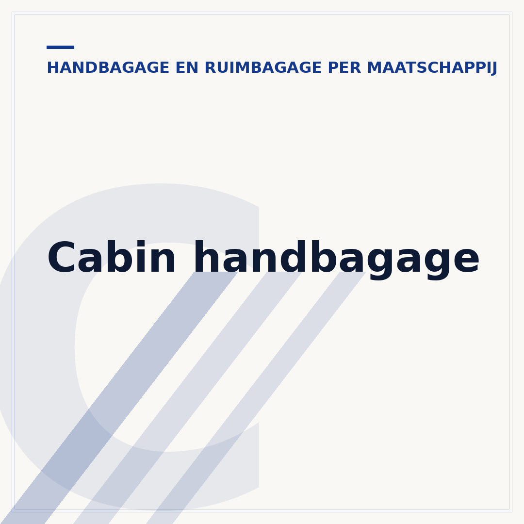 Cabin handbagage