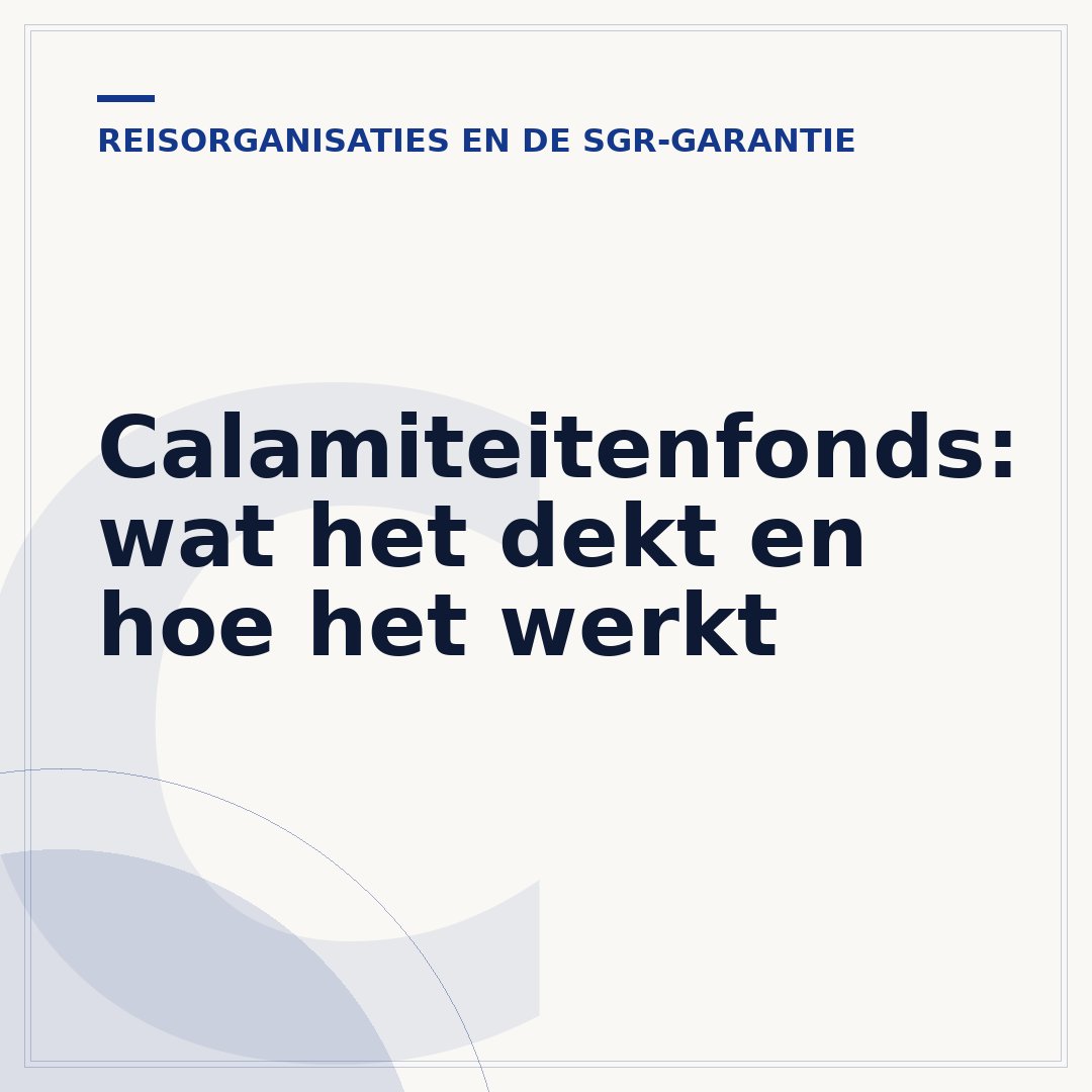 Calamiteitenfonds: wat het dekt en hoe het werkt