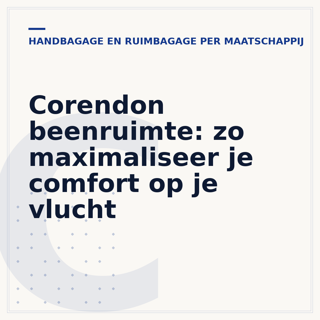 Corendon beenruimte: zo maximaliseer je comfort op je vlucht