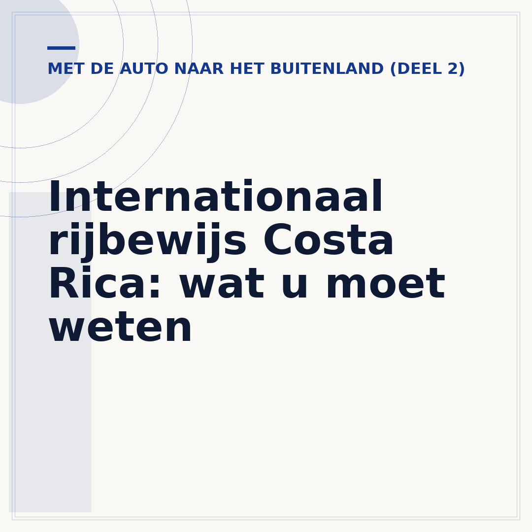 Internationaal rijbewijs Costa Rica: wat u moet weten