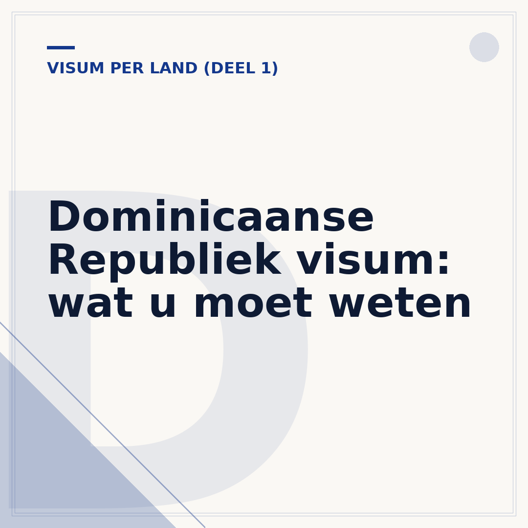 Dominicaanse Republiek visum: wat u moet weten