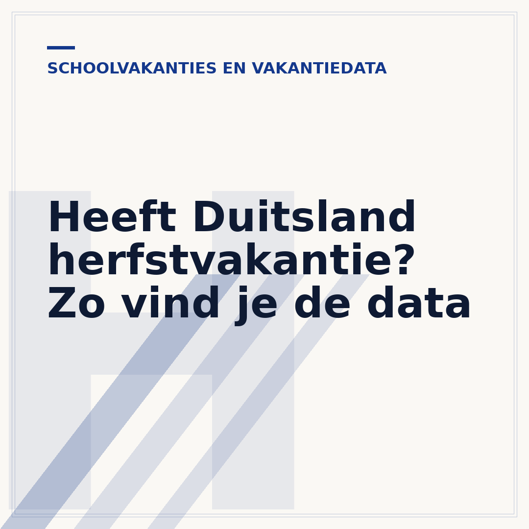 Heeft Duitsland herfstvakantie? Zo vind je de data
