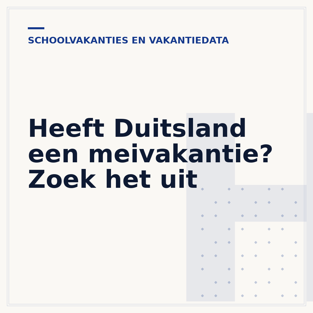 Heeft Duitsland een meivakantie? Zoek het uit