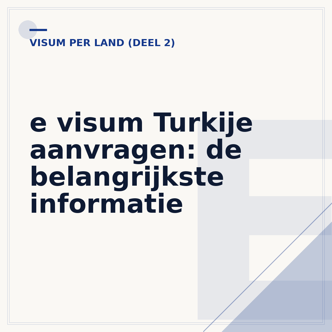 e visum Turkije aanvragen: de belangrijkste informatie