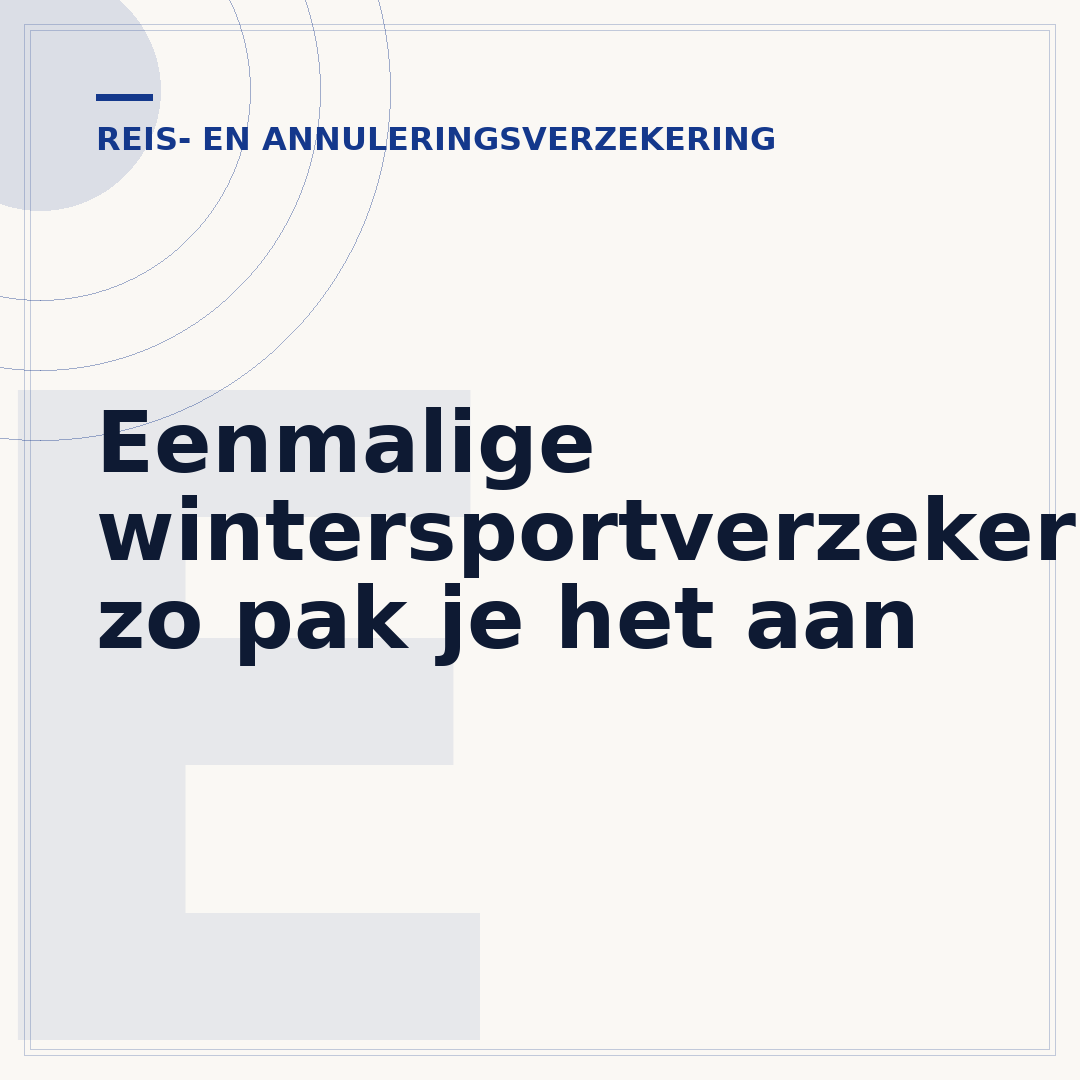 Eenmalige wintersportverzekering: zo pak je het aan