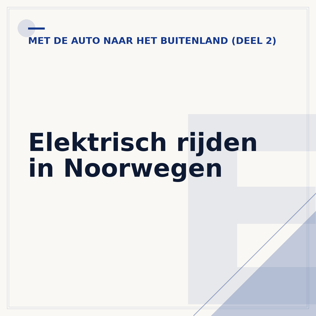 Elektrisch rijden in Noorwegen