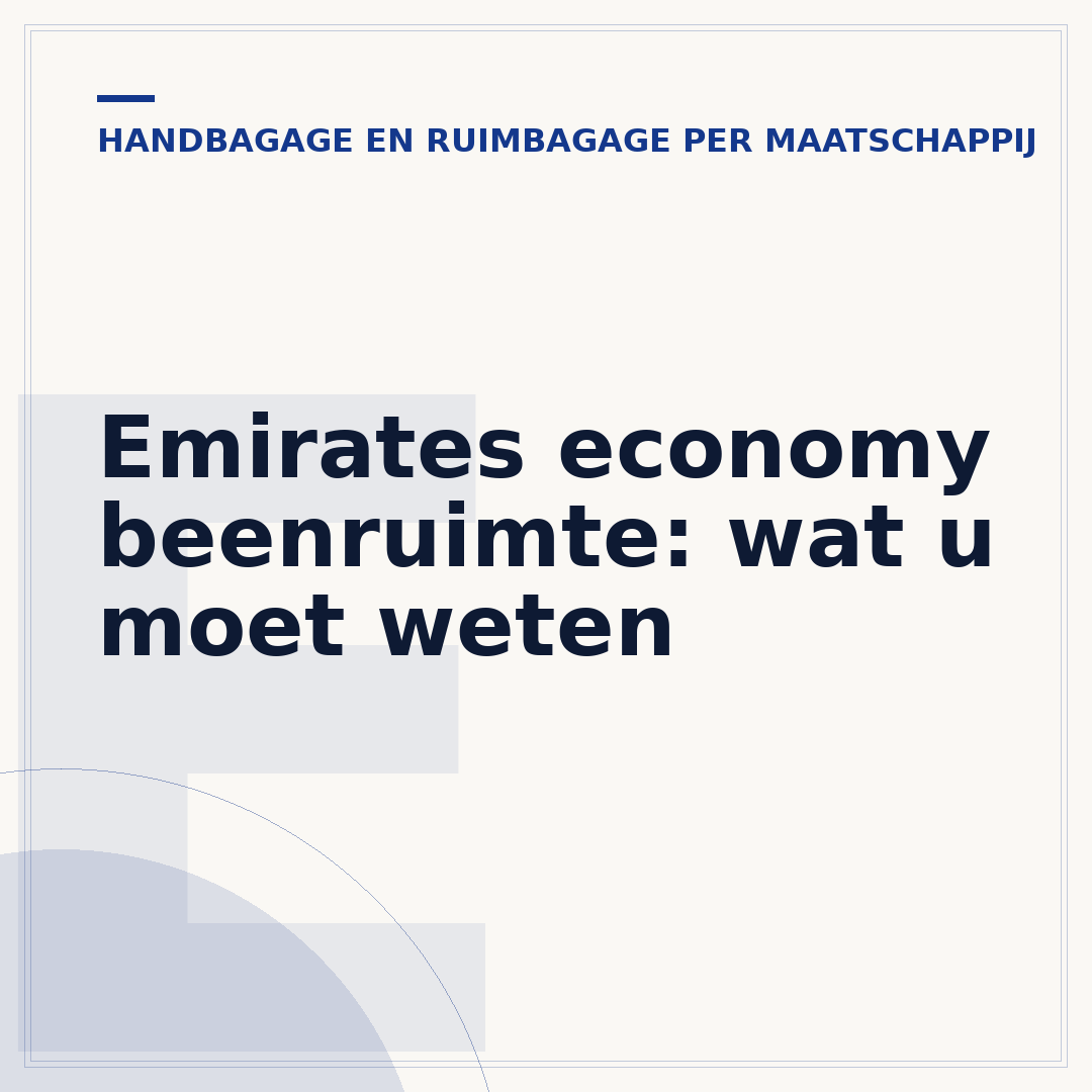 Emirates economy beenruimte: wat u moet weten