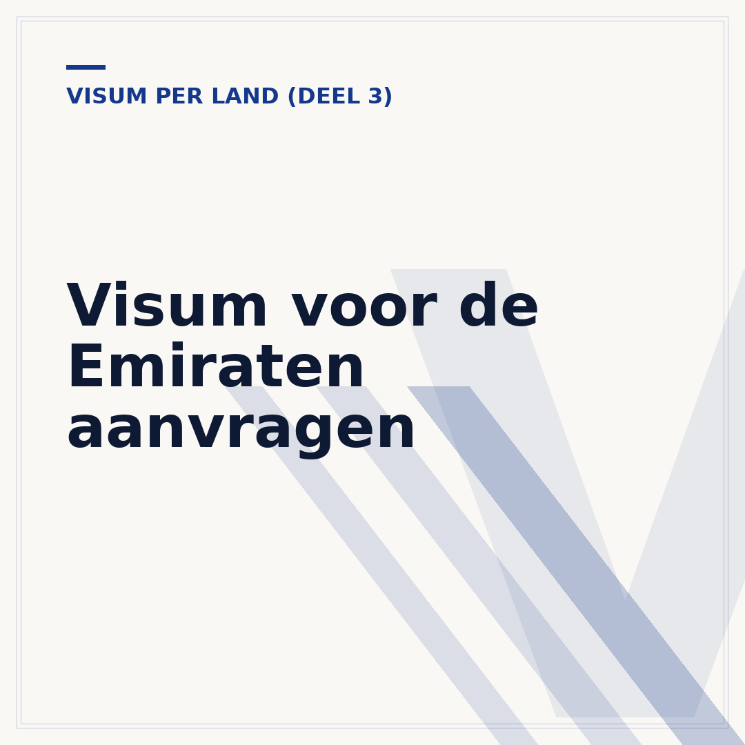Visum voor de Emiraten aanvragen