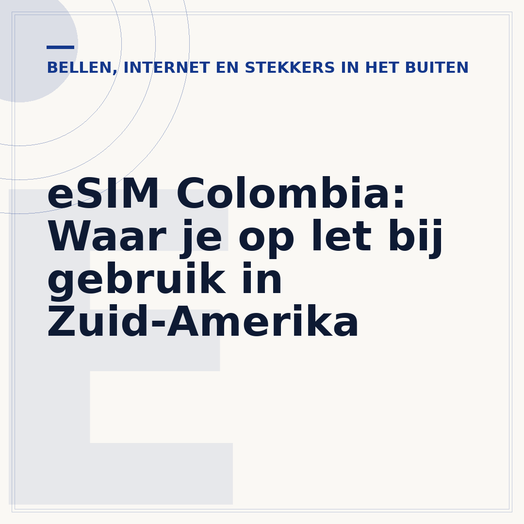eSIM Colombia: Waar je op let bij gebruik in Zuid-Amerika