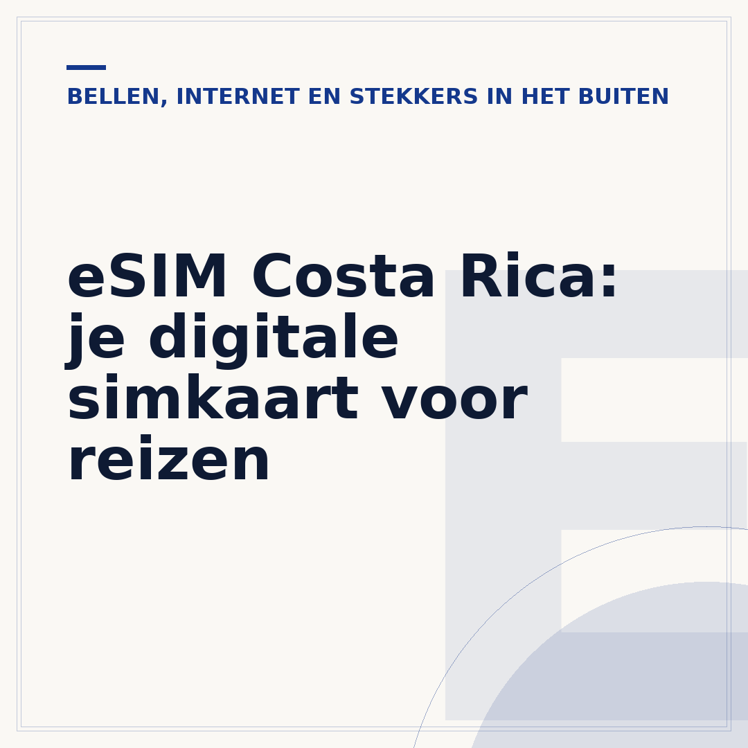 eSIM Costa Rica: je digitale simkaart voor reizen