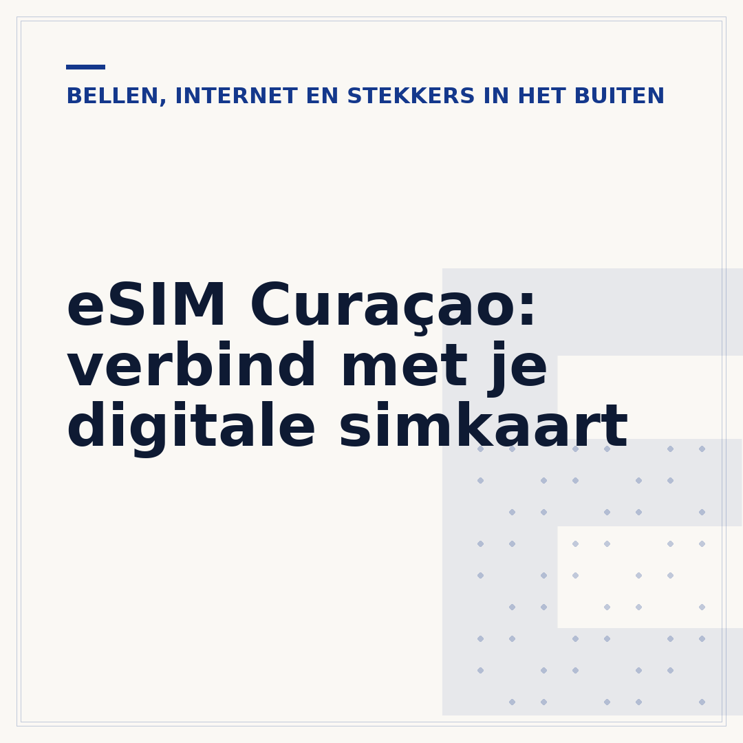 eSIM Curaçao: verbind met je digitale simkaart
