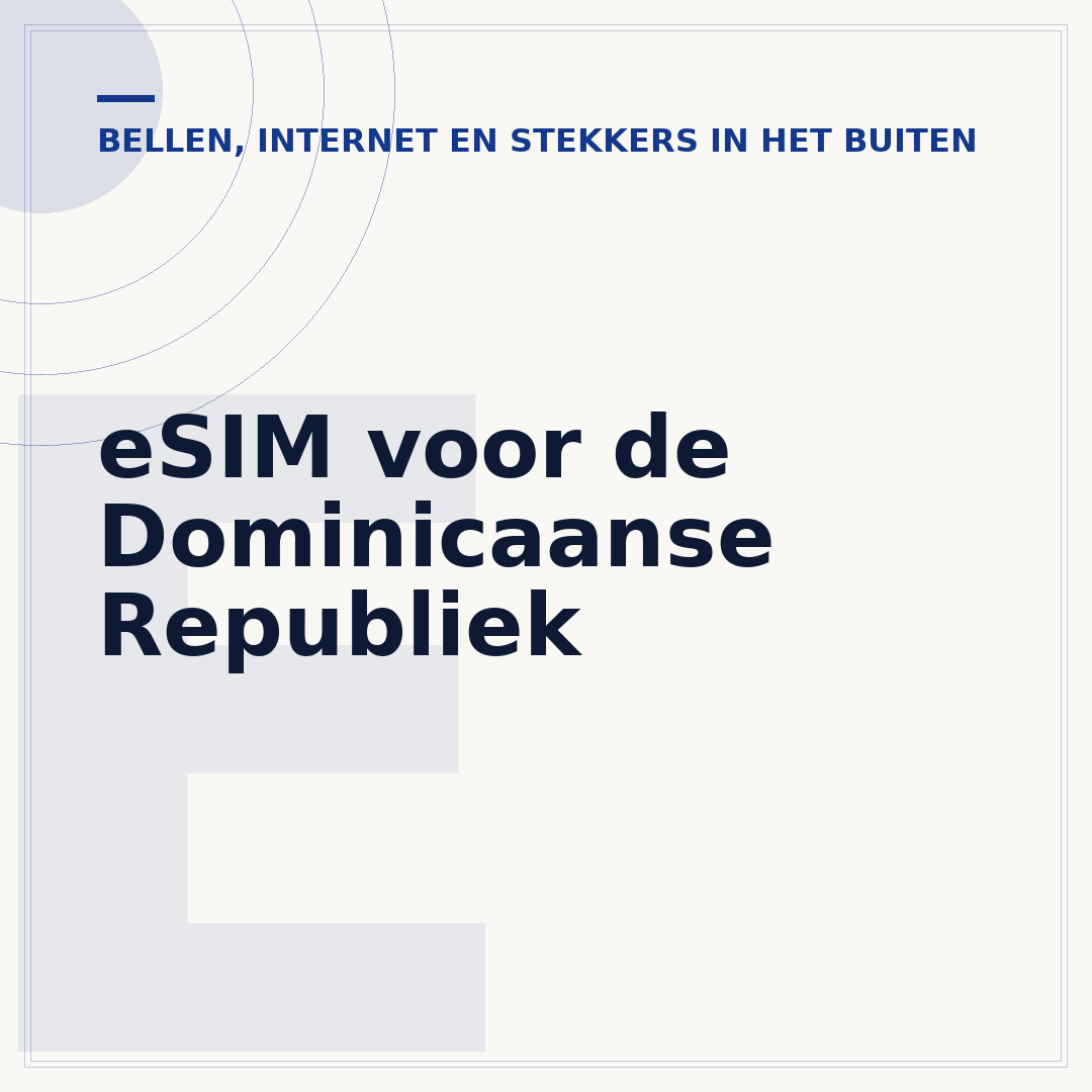 eSIM voor de Dominicaanse Republiek