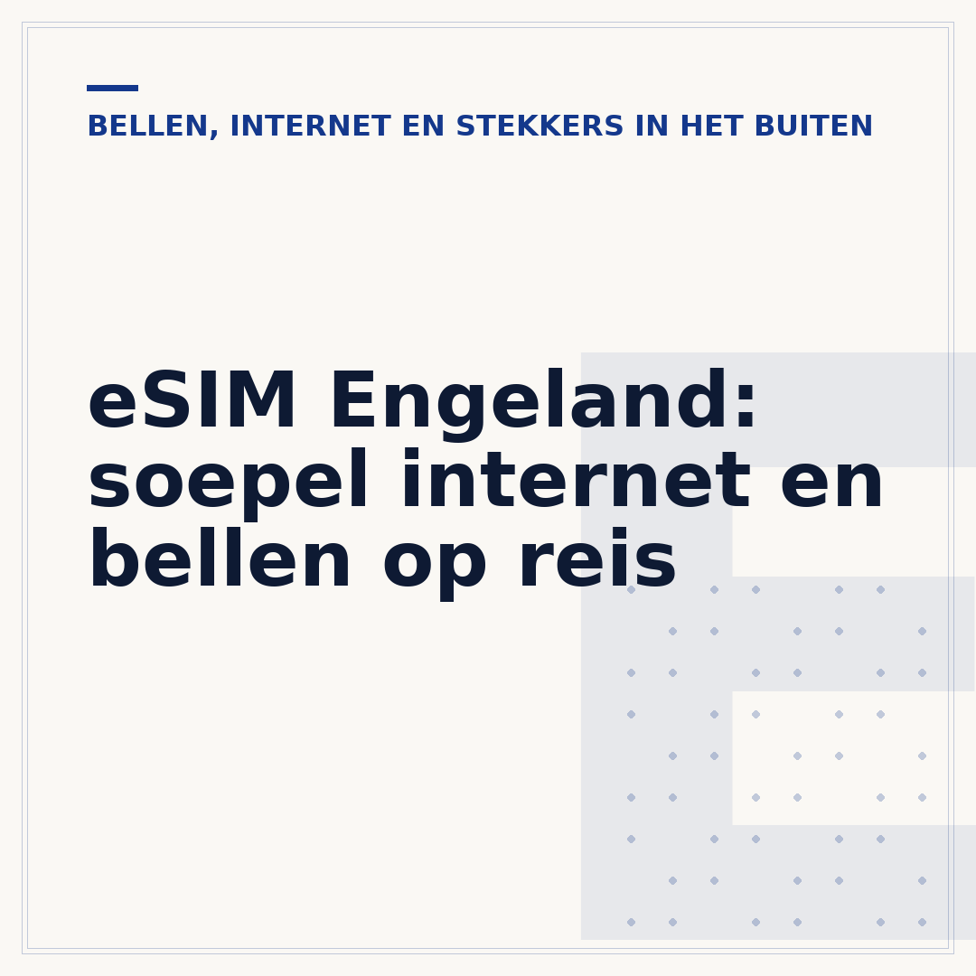 eSIM Engeland: soepel internet en bellen op reis