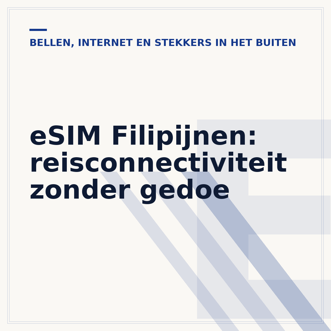 eSIM Filipijnen: reisconnectiviteit zonder gedoe