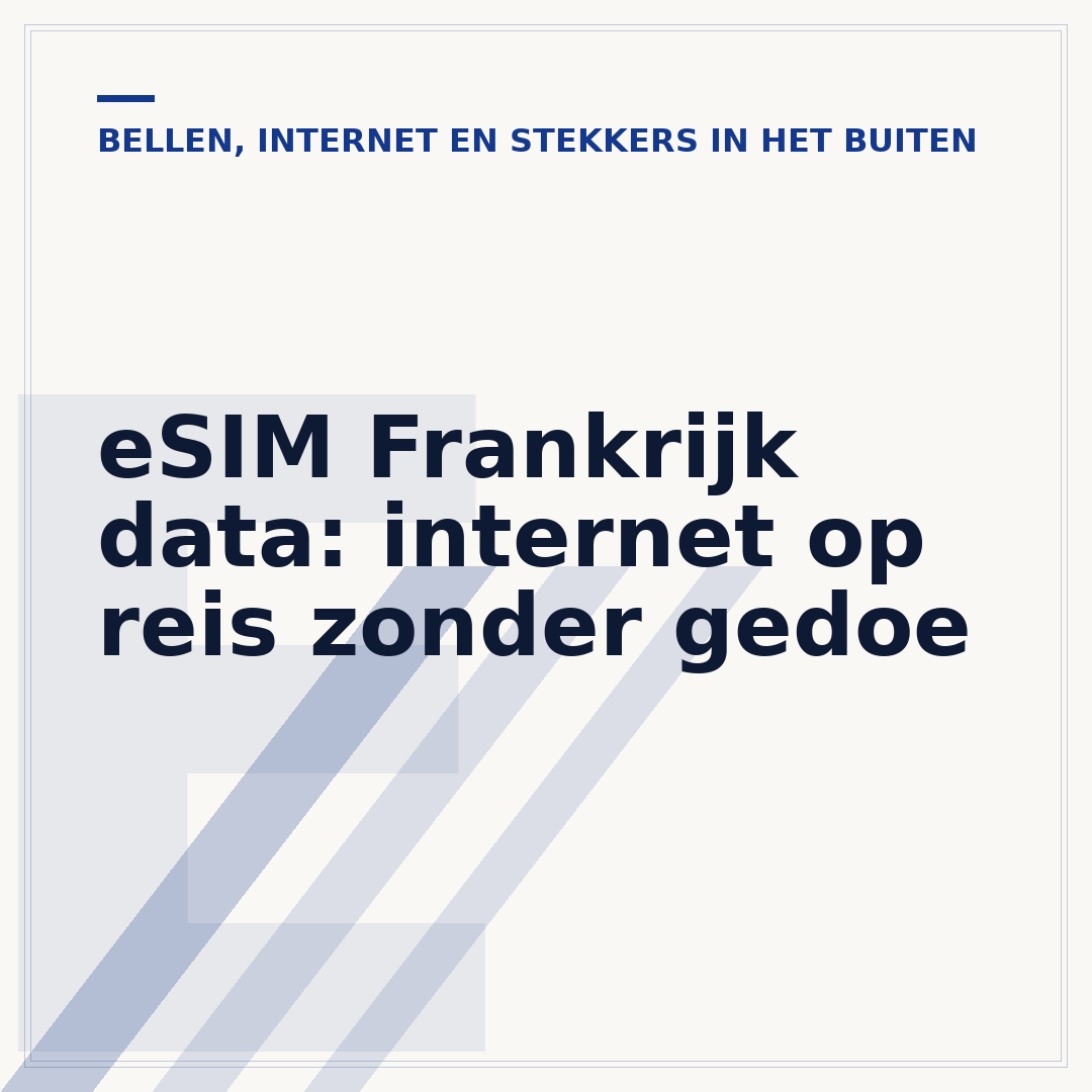 eSIM Frankrijk data: internet op reis zonder gedoe