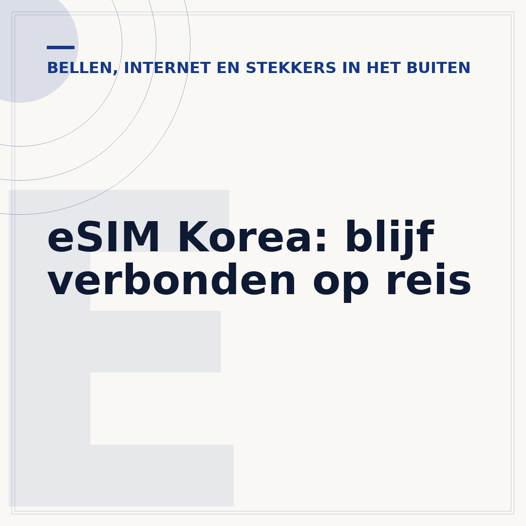 eSIM Korea: blijf verbonden op reis