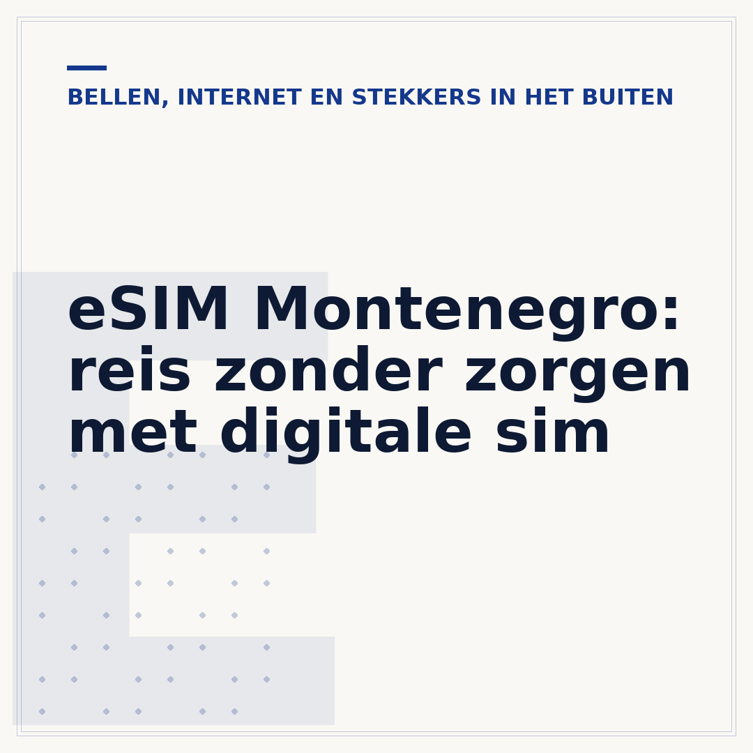 eSIM Montenegro: reis zonder zorgen met digitale sim