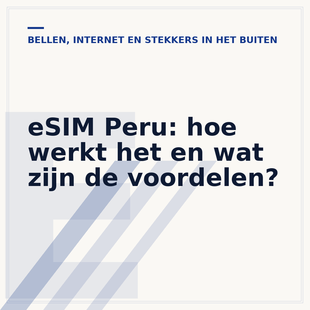 eSIM Peru: hoe werkt het en wat zijn de voordelen?