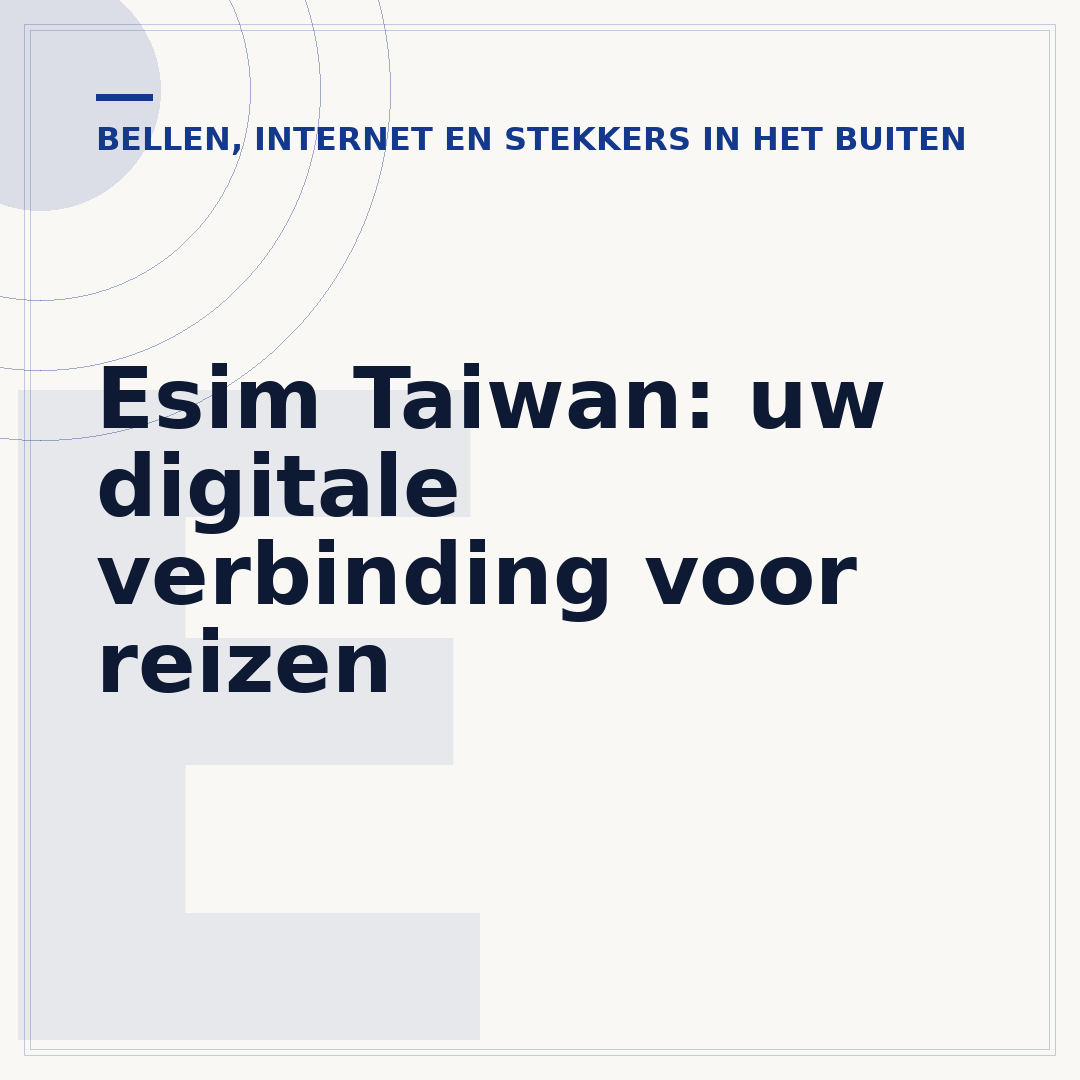 Esim Taiwan: uw digitale verbinding voor reizen