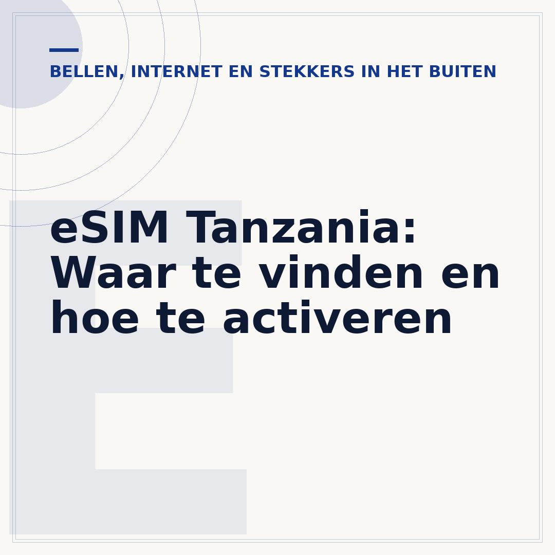 eSIM Tanzania: Waar te vinden en hoe te activeren