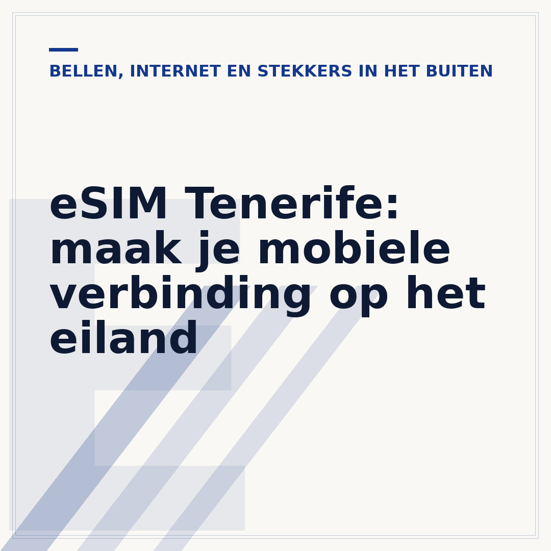 eSIM Tenerife: maak je mobiele verbinding op het eiland