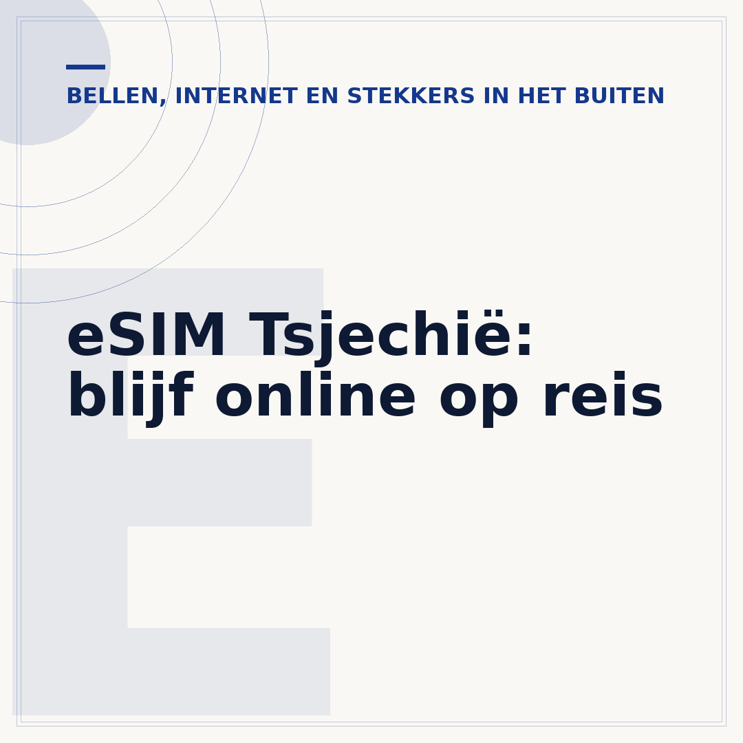 eSIM Tsjechië: blijf online op reis